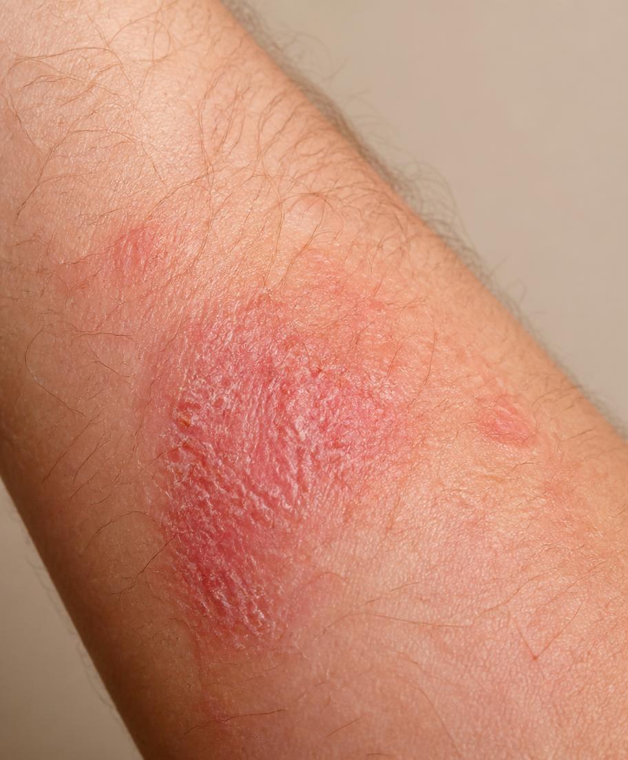 Skin capture at D+0 with the Eczema area outlined